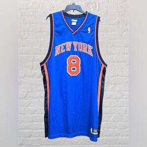 Vintage 1999 Latrell Sprewell New York Knicks NBA Reebok Jersey 56 Authentic